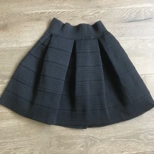 Black Aline Bandage Mini Skirt Sz Small